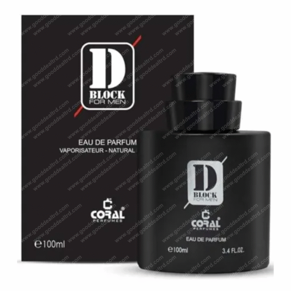D Block Black Men Eau De Parfum