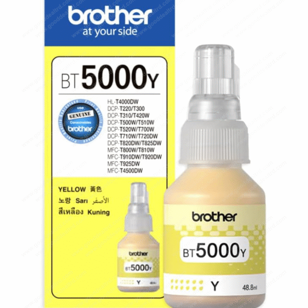 Brother Ink Bottle BT5000Y Yellow