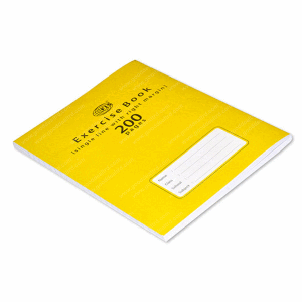 Exercise Book Single Line with right Margin FSEBSRM200N