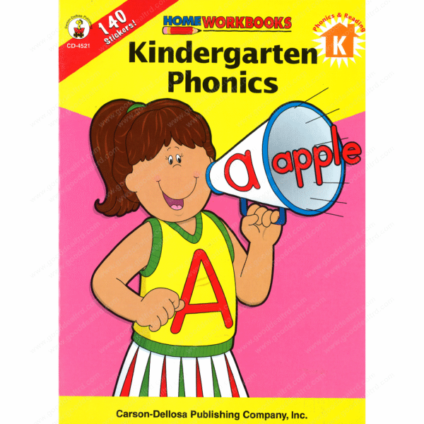 Kindergarten Phonics Workbook with Coloring