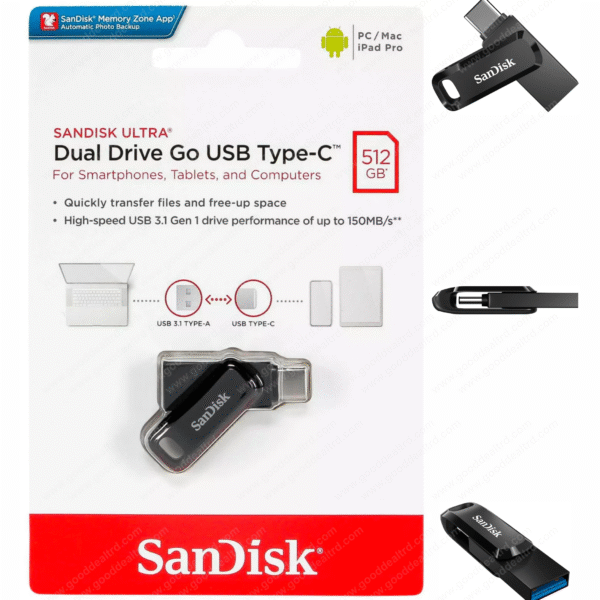 SanDisk 512GB Ultra Dual Drive Go USB Type-C