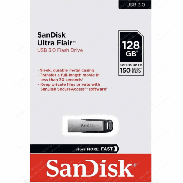 SanDisk 128GB Ultra Flair USB 3.0 Flash Drive
