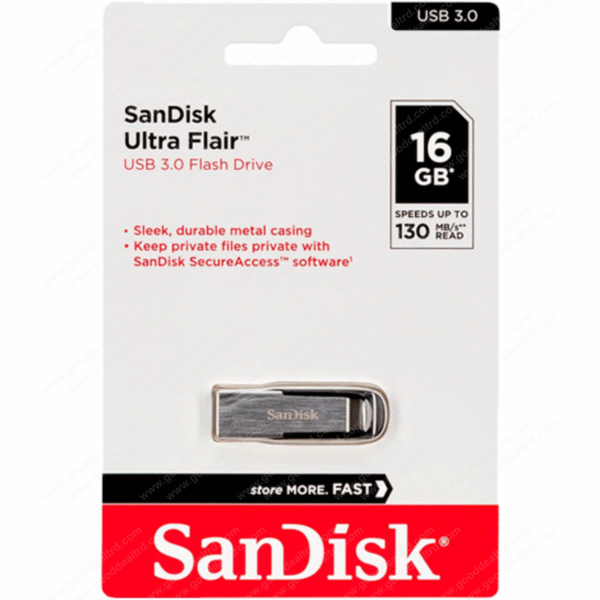 SanDisk 16GB Ultra Flair USB 3.0 Flash Drive