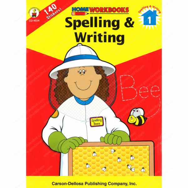 Spelling & Writing Workbook with Coloring