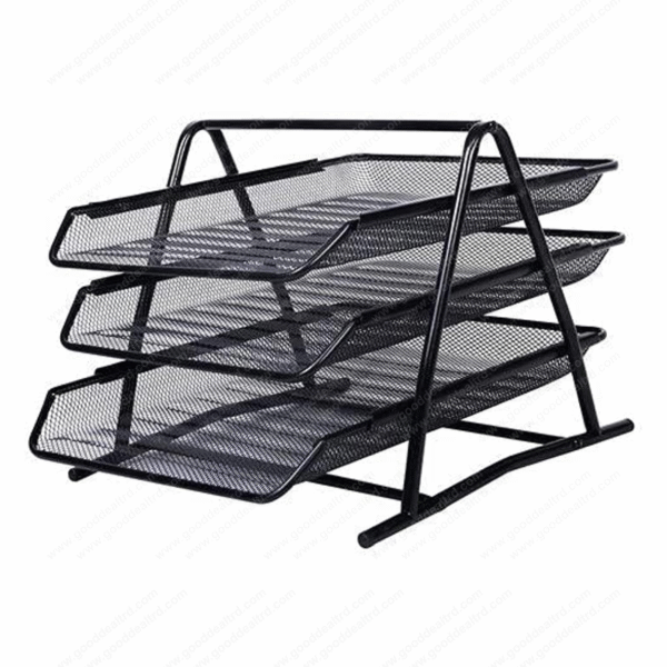 3-Tier Documents A4 Metal Tray