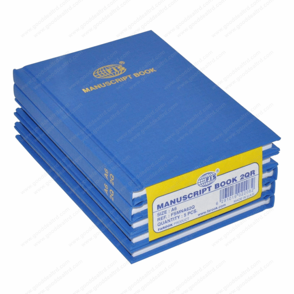 FIS A6 2Q Manuscript Book FSMNA62Q 5-Pcs