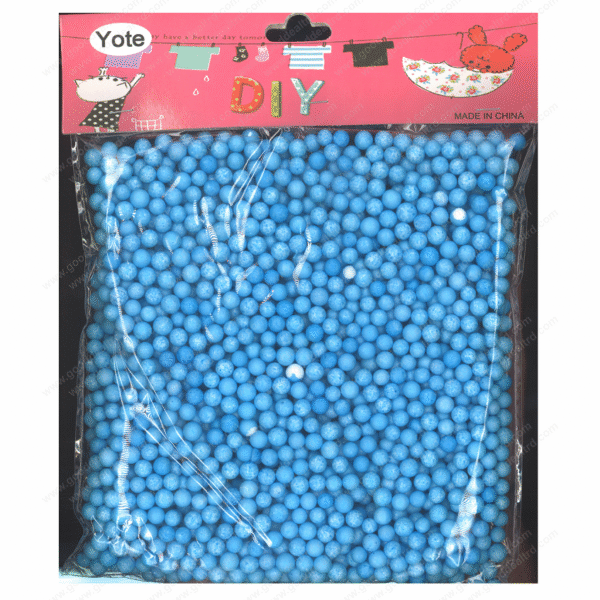 Blue Mini Craft Foam Particles Balls Decorative Slime Foam For Slime Arts Crafts S131-18A