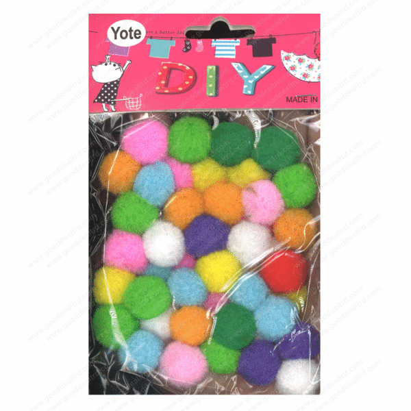 Cotton Balls Assorted Pom Poms For Diy Creative Crafts
