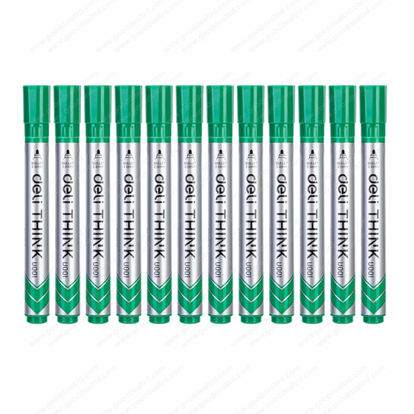Deli Think EU00150 Bullet Green Whiteboard Marker