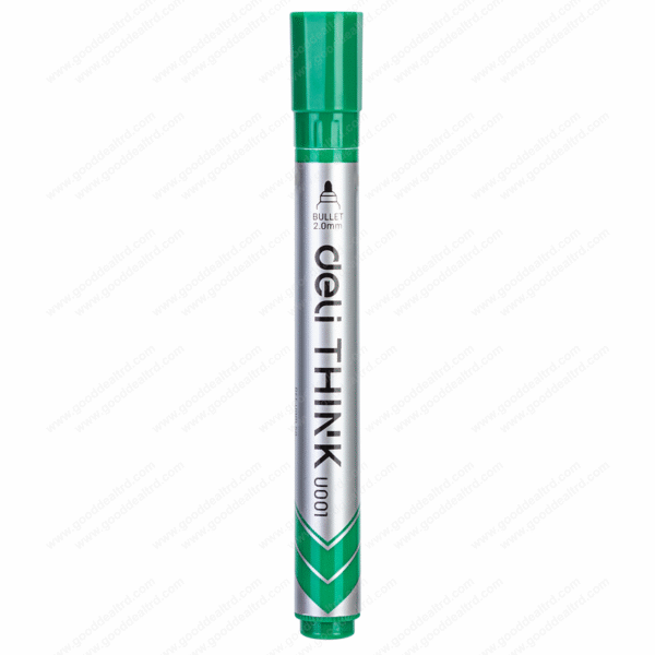 Deli Think EU00150 Bullet Green Whiteboard Marker