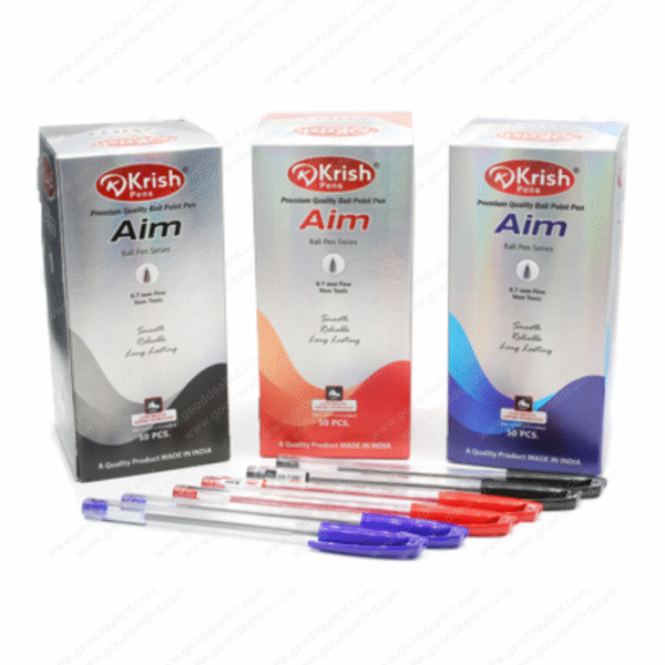 Kirsh Aim Ball Pen 50-Pcs 0.7mm