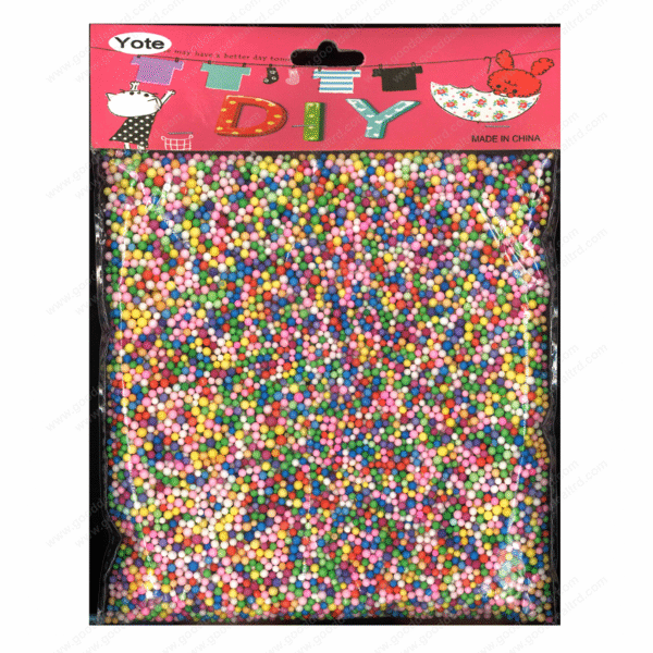 Colorful Mini Craft Foam Particles Balls Decorative Slime Foam For Slime Arts Crafts S131-15A