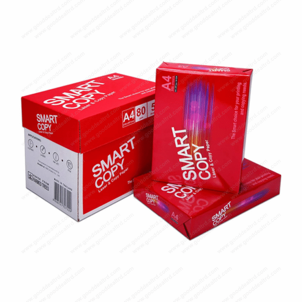 Smart Copy Printer Copy Paper Size A4 500 Pages Ream (Box of 5 Reams)