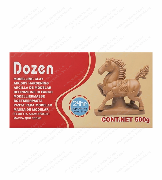 Dozen® Air-Dry Hardening Modelling Clay (500g)