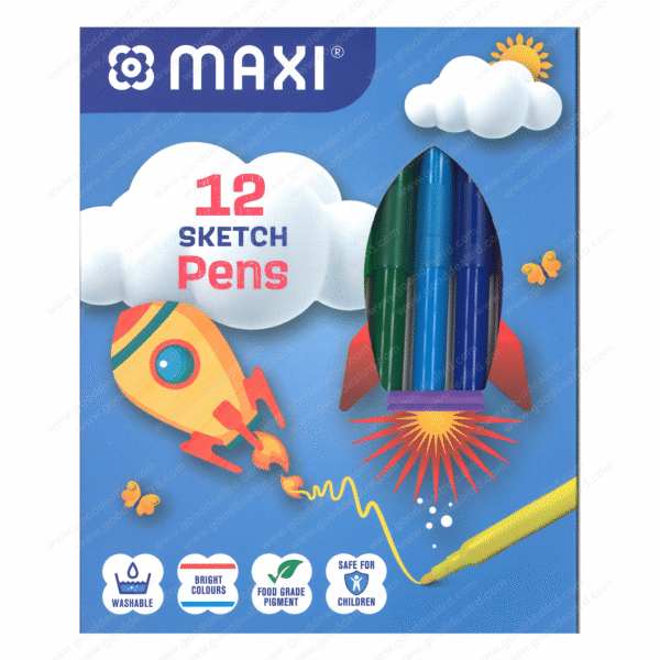 Maxi 12 Sketch Pens MX-FPR12