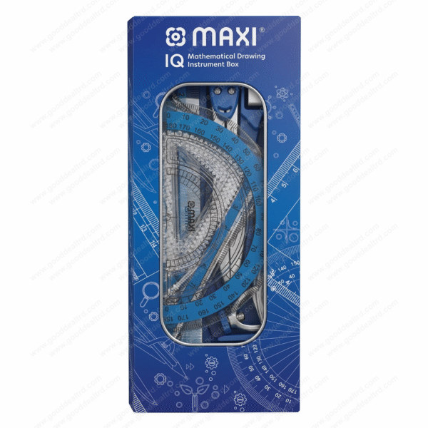 Maxi Mathematical Drawing Insturment Box MX-MGB10-B