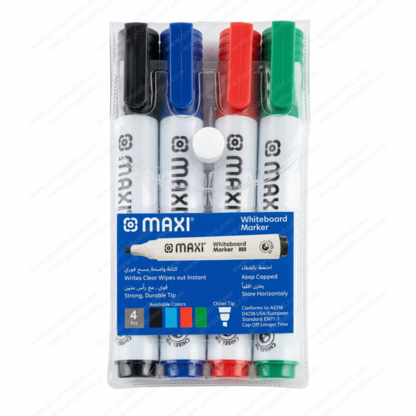 Maxi White Board Marker Chisel Tip MX-800-4
