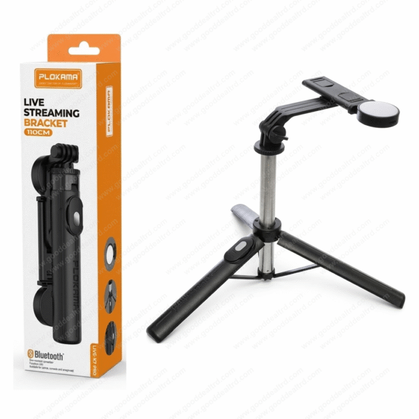 PLOKAMA Live-K7 Pro 110cm All-in-One Live Streaming Bracket & Selfie Stick