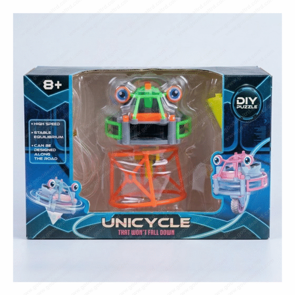 DIY Puzzle Unicycle That Won't Fall Down – High-Speed Gyro Toy