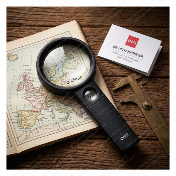 Deli 9092 Handheld Magnifying Glass (Ø45mm)