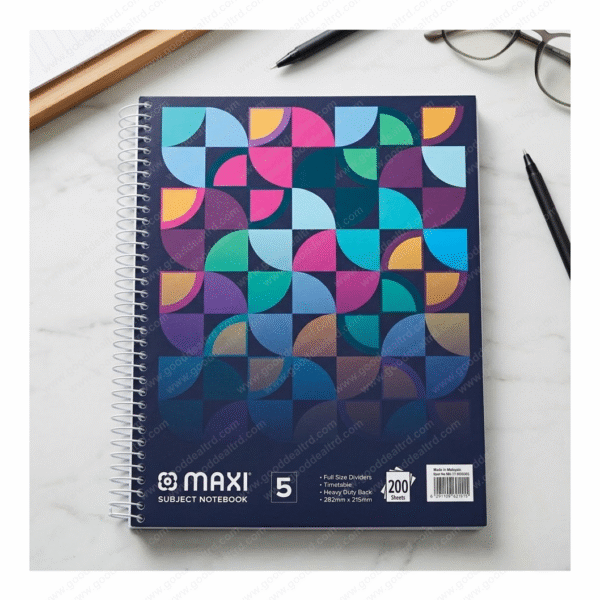 MAXI 5 Subject Notebook