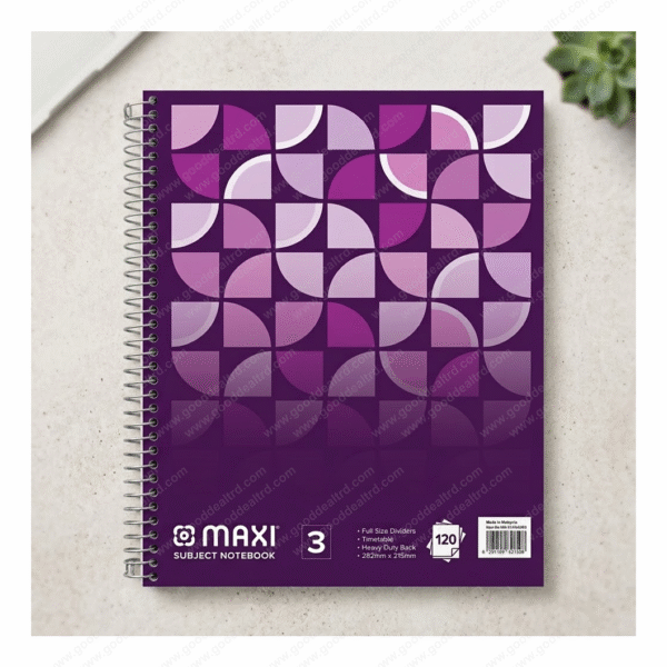 MAXI 3 Subject Notebook