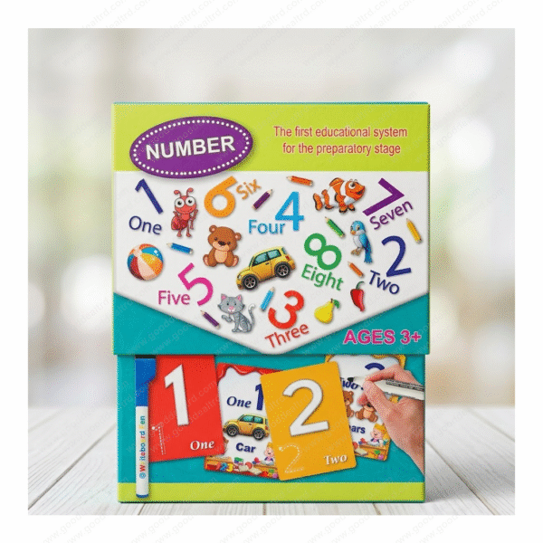 NUMBER Educational Learning & Tracing Flashcards Box Set (Ages 3+)